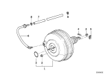 Diagram for 1994 BMW 740iL Brake Booster - 34331161485