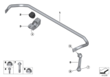 Diagram for BMW X6 Sway Bar Kit - 33506870710