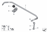 Diagram for 2019 BMW X5 Sway Bar Kit - 33506870706