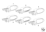 Diagram for 2007 BMW 328i Side View Mirrors - 51167252895