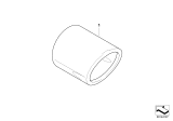 Diagram for 2004 BMW X3 Tail Pipe - 82120305010