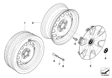 Diagram for 2010 BMW 128i Alloy Wheels - 36116777784