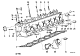 Diagram for 1989 BMW 325i Camshaft Seal - 11121284154