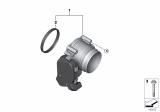 Diagram for BMW 330i Throttle Body - 13547516946