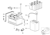 Diagram for BMW 323i Batteries - 61217586960