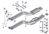 Diagram for BMW Z4 Exhaust Pipe - 18307599483