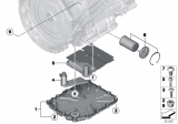 Diagram for BMW M2 Automatic Transmission Filter - 28107850148