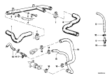 Diagram for BMW 630CSi Radiator Hose - 11531266476