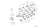 Diagram for 1988 BMW M3 Rod Bearing - 11241310519