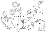 Diagram for 2003 BMW X5 Drive Belt - 11287636377