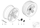 Diagram for BMW 760i Alloy Wheels - 36116757373