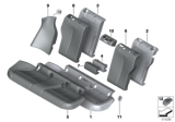 Diagram for BMW 440i xDrive Gran Coupe Seat Cushion Pad - 52207322187