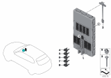 Diagram for 2018 BMW X5 M Fuse Box - 61355A0BB61