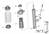 Diagram for BMW 330i xDrive Shock Absorber - 37106895057