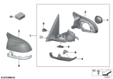 Diagram for 2020 BMW X3 M Mirror Cover - 51168097351