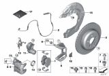 Diagram for 2017 BMW M760i xDrive Brake Caliper Bracket - 34206882987