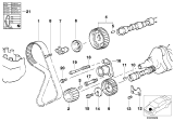 Diagram for 1987 BMW 325e Crankshaft Gear - 11211284940