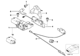 Diagram for 2003 BMW 540i Trunk Latch - 67108238468