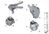 Diagram for BMW 840i Gran Coupe Motor And Transmission Mount - 22116860463