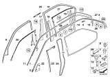 Diagram for 1997 BMW 740i Mirror Cover - 51328174472