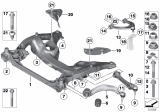 Diagram for BMW 528i Front Cross-Member - 31116796692