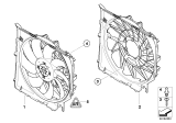 Diagram for BMW X3 Cooling Fan Assembly - 17113414008