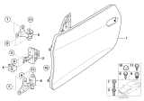 Diagram for 2008 BMW Z4 Door Hinge - 41517177257