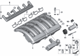 Diagram for BMW Intake Manifold Gasket - 11611436631