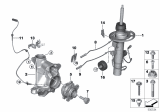 Diagram for BMW X3 Steering Knuckle - 31216882596