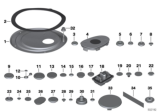 Diagram for BMW 335d Coil Spring Insulator - 41147057297