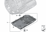 Diagram for 2013 BMW ActiveHybrid 3 Transmission Pan - 24118632188