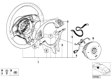 Diagram for 1999 BMW 328i Steering Wheel - 32306770417