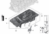 Diagram for BMW X3 M Oil Pan - 11138053424