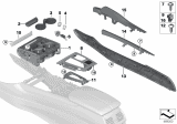 Diagram for 2017 BMW X6 Cup Holder - 51169251973