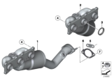 Diagram for BMW 528i Exhaust Manifold - 18407584674