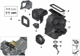 Diagram for 2018 BMW X1 HVAC Heater Blend Door Actuator - 64119297733