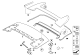 Diagram for 2005 BMW 645Ci Weather Strip - 51767046400