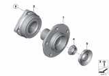 Diagram for BMW 650i Gran Coupe Wheel Bearing - 33406850159