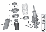 Diagram for BMW 650i xDrive Shock Absorber - 37126859781