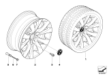 Diagram for 2004 BMW 645Ci Alloy Wheels - 36116777352