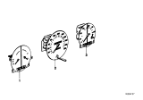 Diagram for 1980 BMW 733i Tachometer - 62121367465
