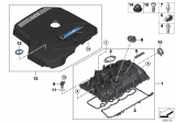 Diagram for 2020 BMW X3 Valve Cover Gasket - 11129797205