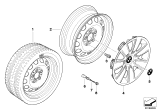 Diagram for 2009 BMW 323i Wheel Cover - 36136777786