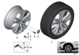 Diagram for 2019 BMW X2 Alloy Wheels - 36116881443