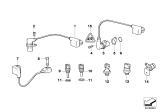 Diagram for BMW 740iL Crankshaft Position Sensor - 12141731887