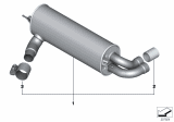 Diagram for 2015 BMW 428i Exhaust Resonator - 18302293771