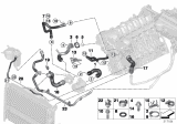 Diagram for 2009 BMW 328i xDrive Cooling Hose - 17127527131