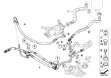 Diagram for 2009 BMW 535i xDrive Power Steering Hose - 32416777417