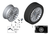 Diagram for BMW 330e Alloy Wheels - 36116796241