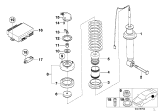 Diagram for 1998 BMW 540i Shock And Strut Mount - 33521091711